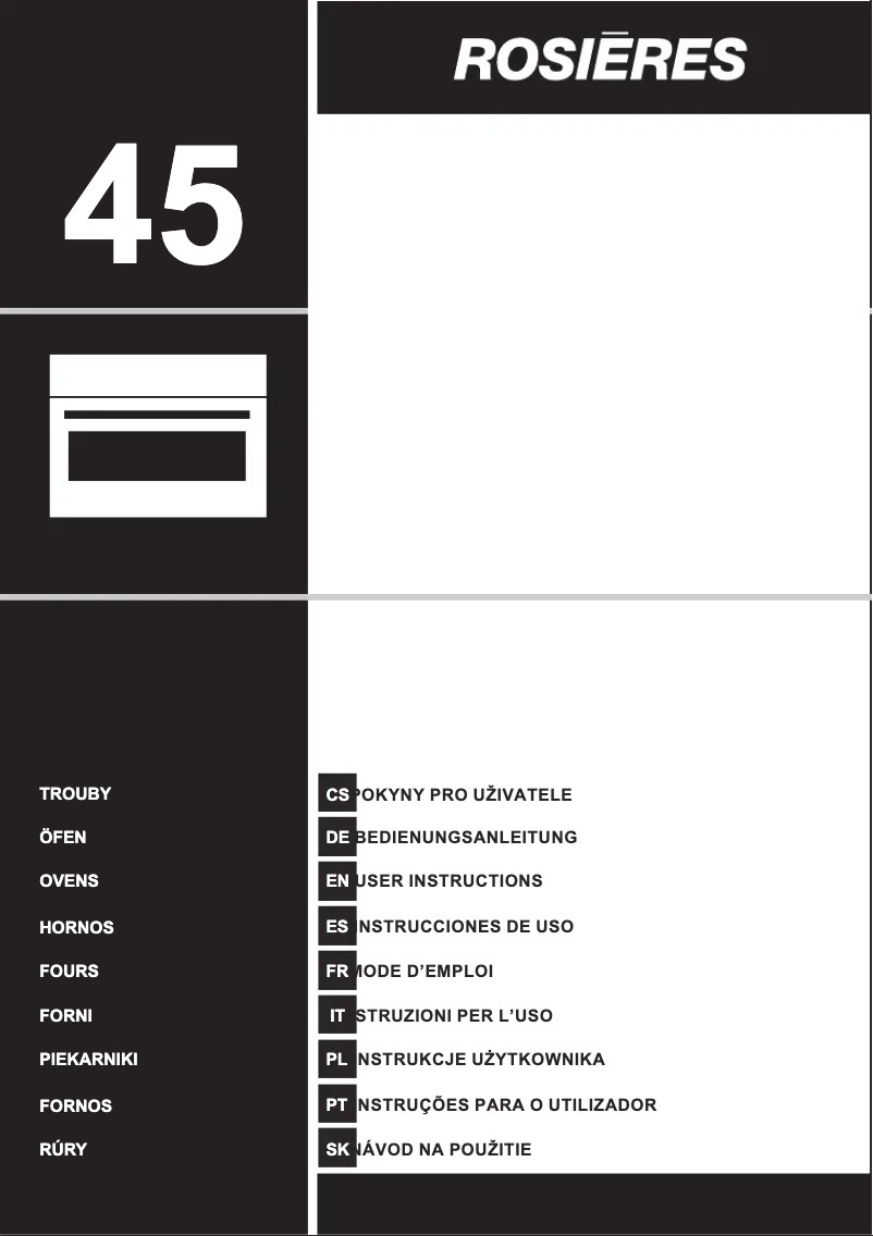 First page image of the manual for RMC34NSM0