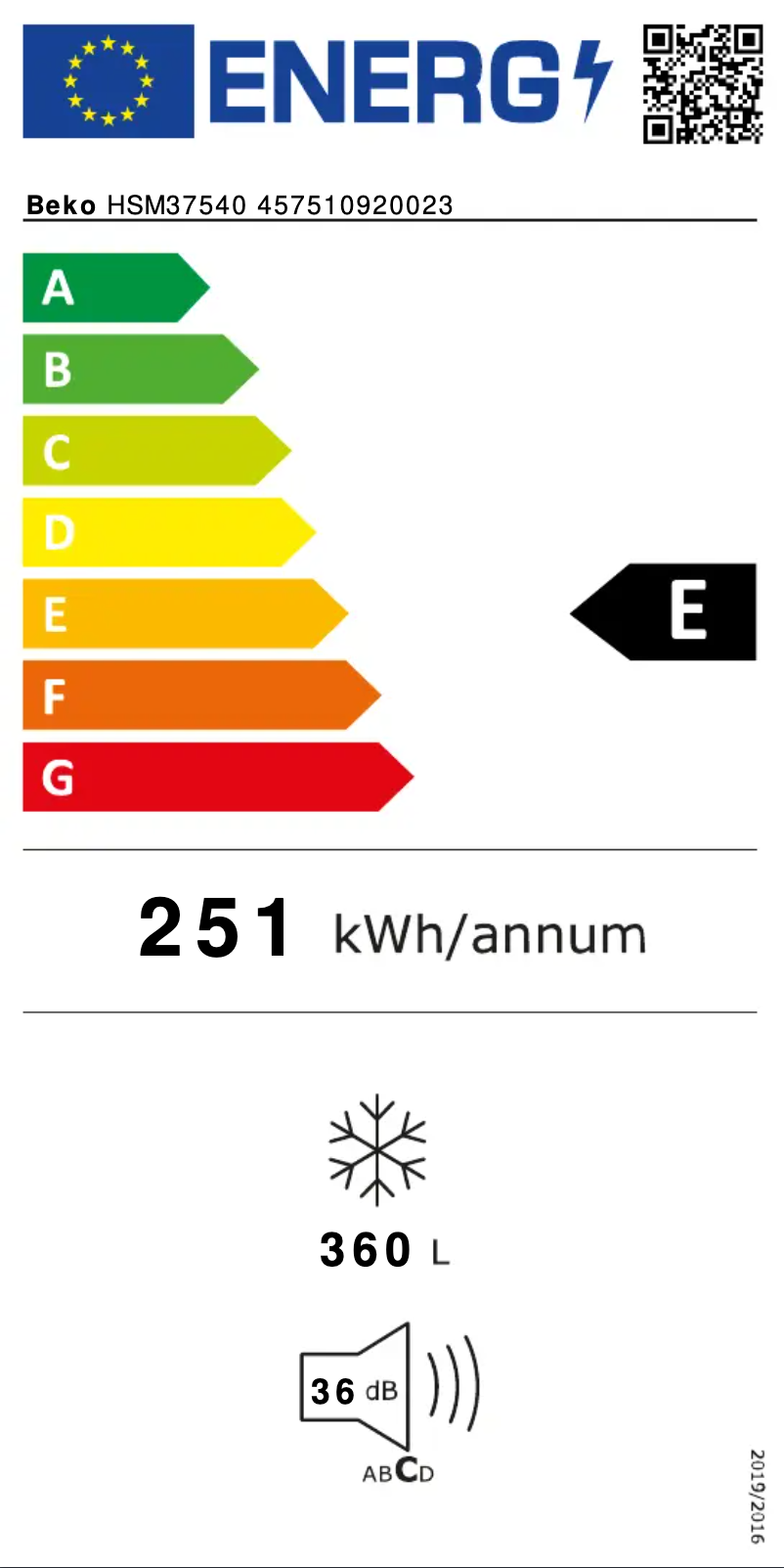 First page image of the manual for HSM37540