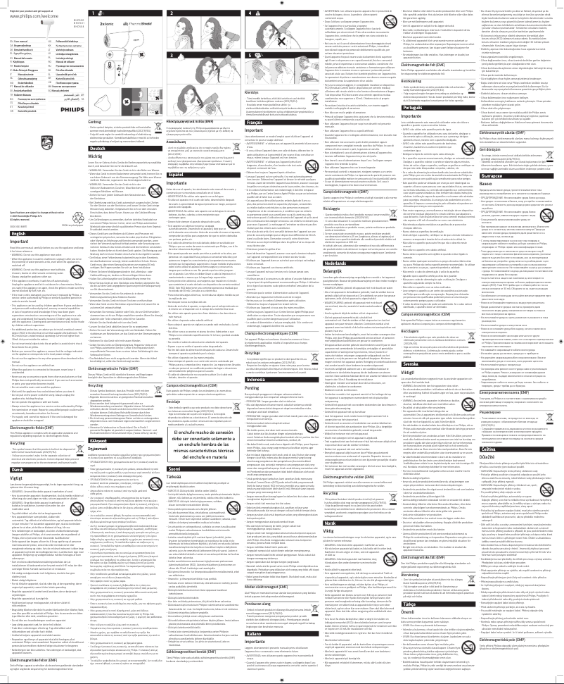 Page 1 of the manual User Manual Philips BHD501