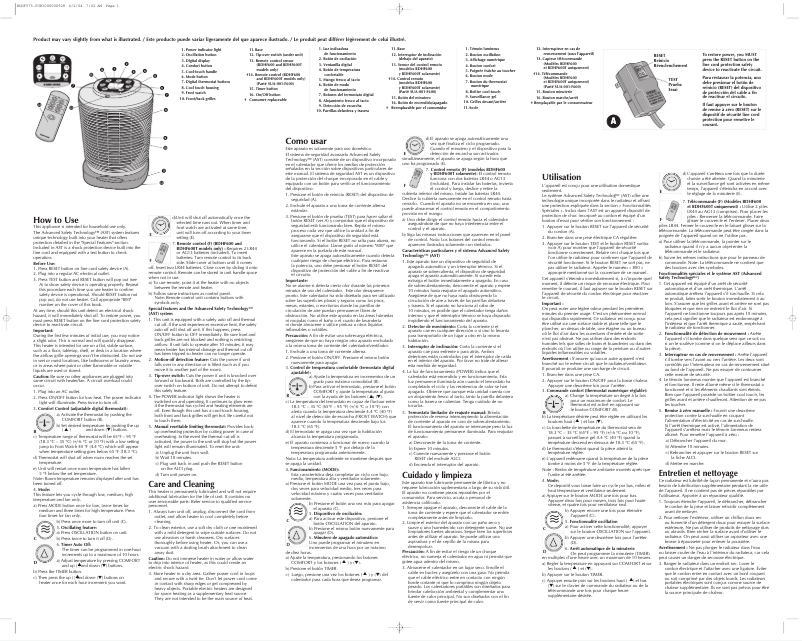 Page 1 de la notice Manuel utilisateur Black & Decker BDHF600