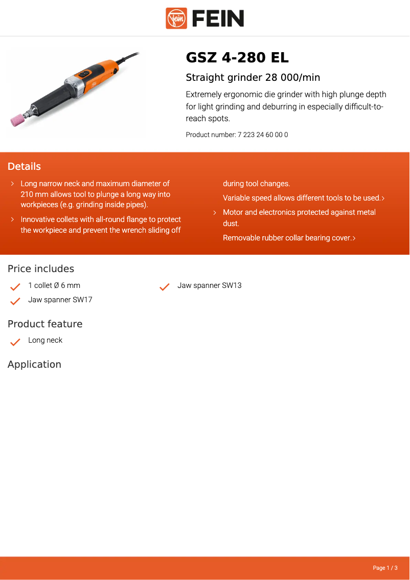 First page image of the manual for GSZ 4-280 EL