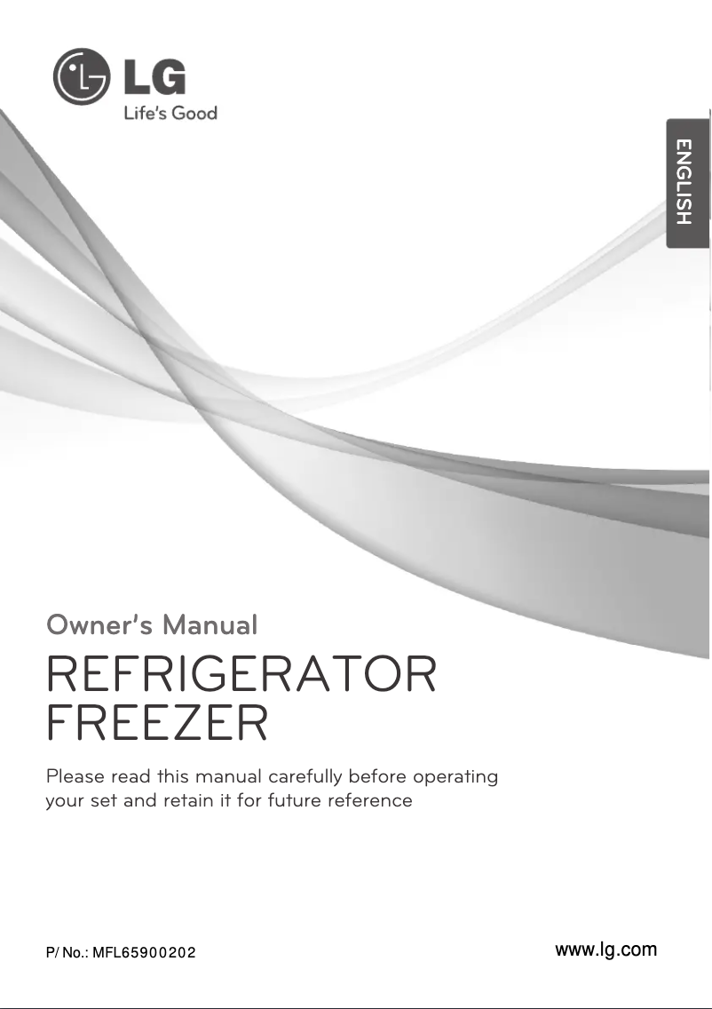 Page 1 of the manual User Manual LG GR-V232RPK