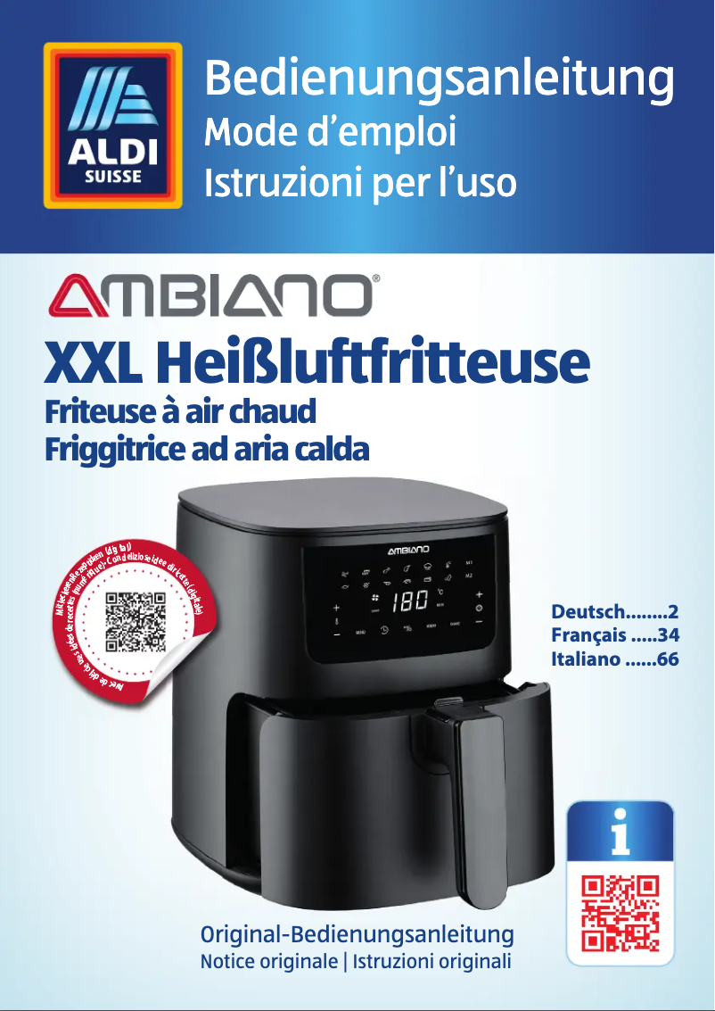 Page 1 of the manual User Manual Ambiano GT-AF-08-CH