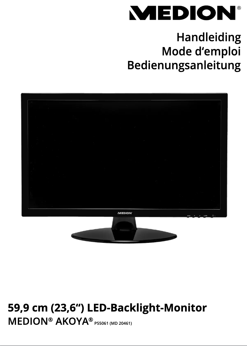 First page image of the manual for Akoya P55061 (MD 20461)