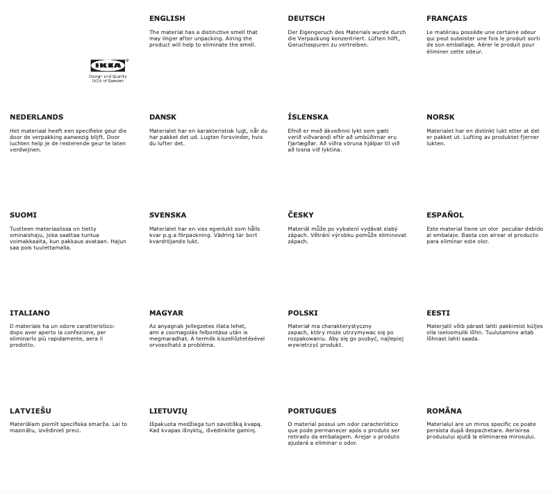 First page image of the manual for VEDBO 805.522.24