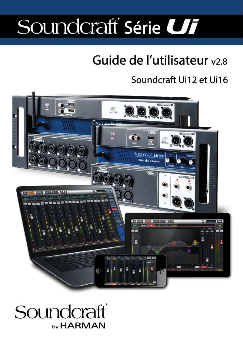 Page 1 of the manual Brochure Soundcraft UI16