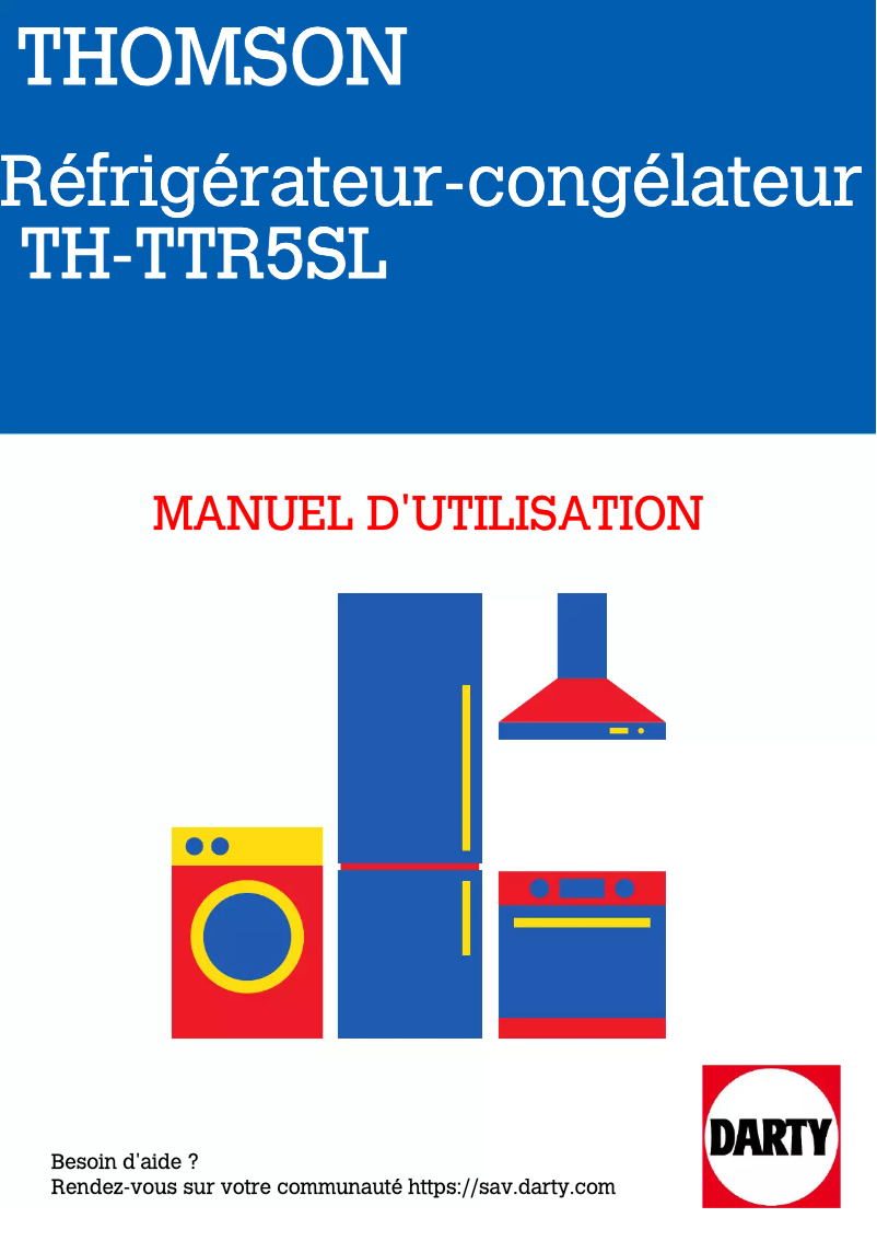 First page image of the manual for TH-TTR5SL