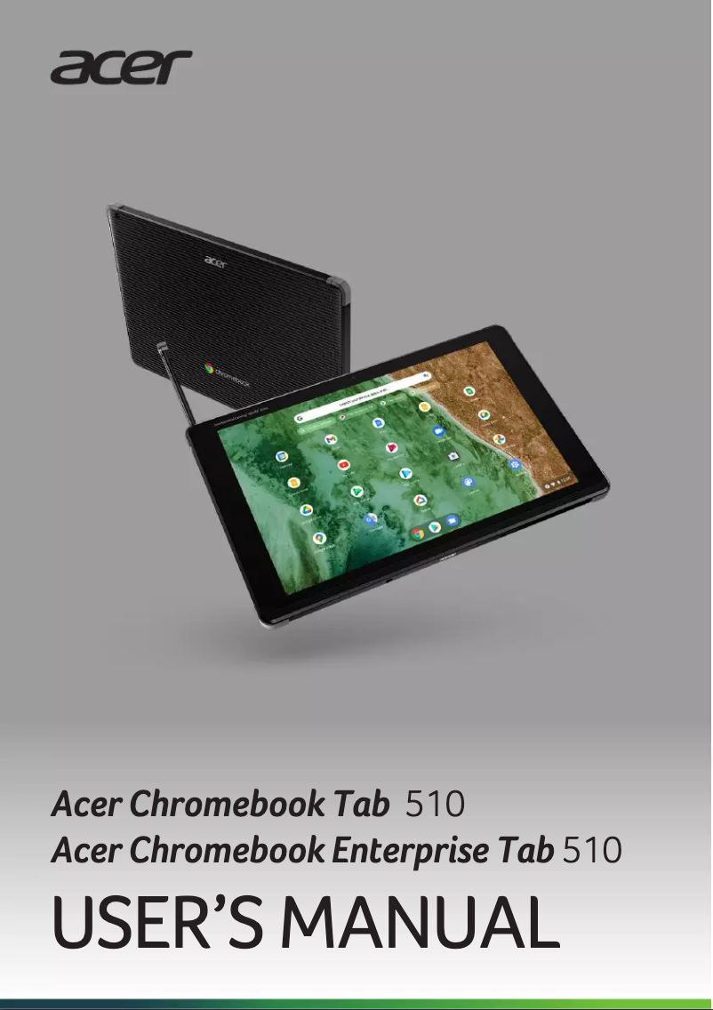 First page image of the manual for Chromebook Tab 510