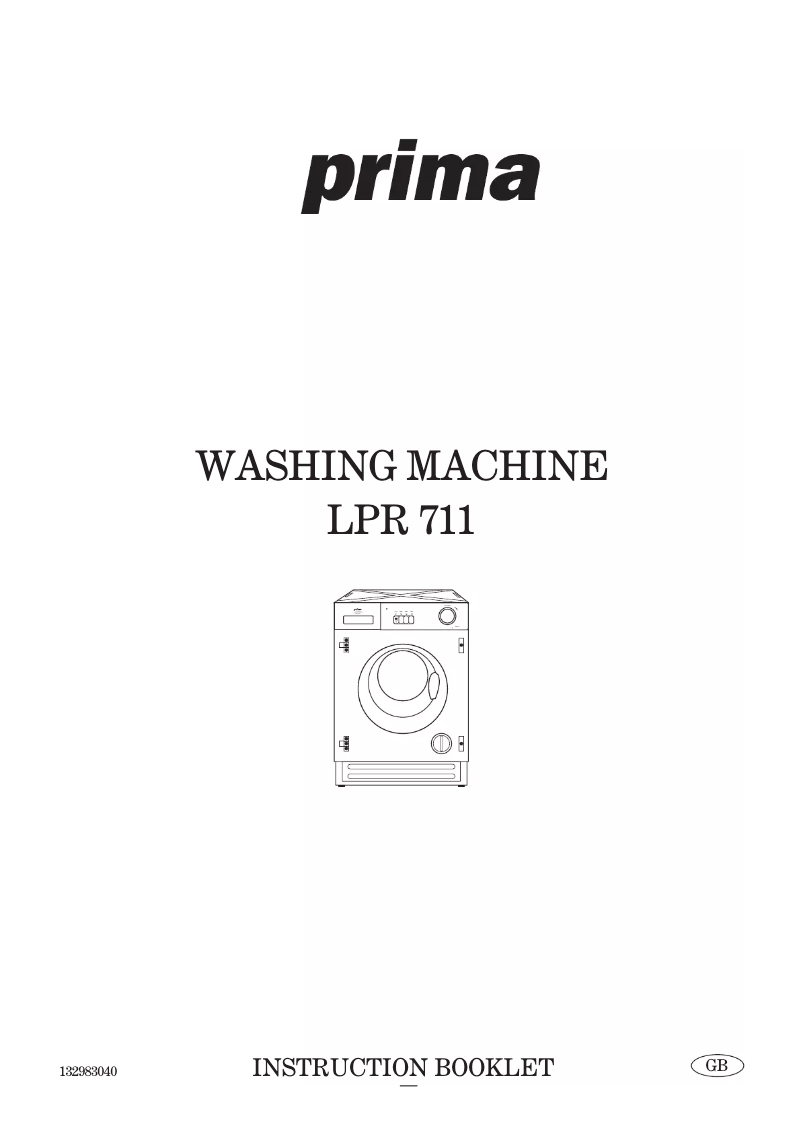 First page image of the manual for LPR711