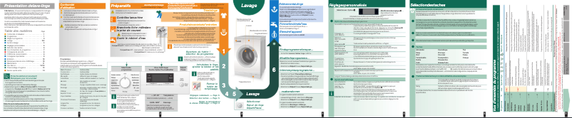 First page image of the manual for WM14S791FF