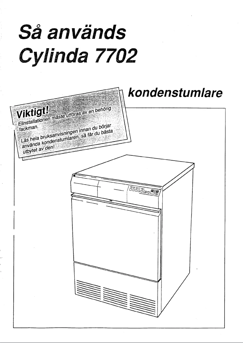 First page image of the manual for 7702