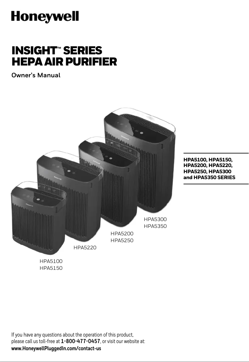 First page image of the manual for HPA5200