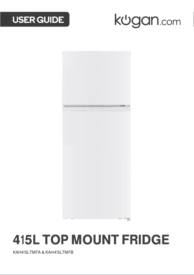 First page image of the manual for KAH415LTMFA