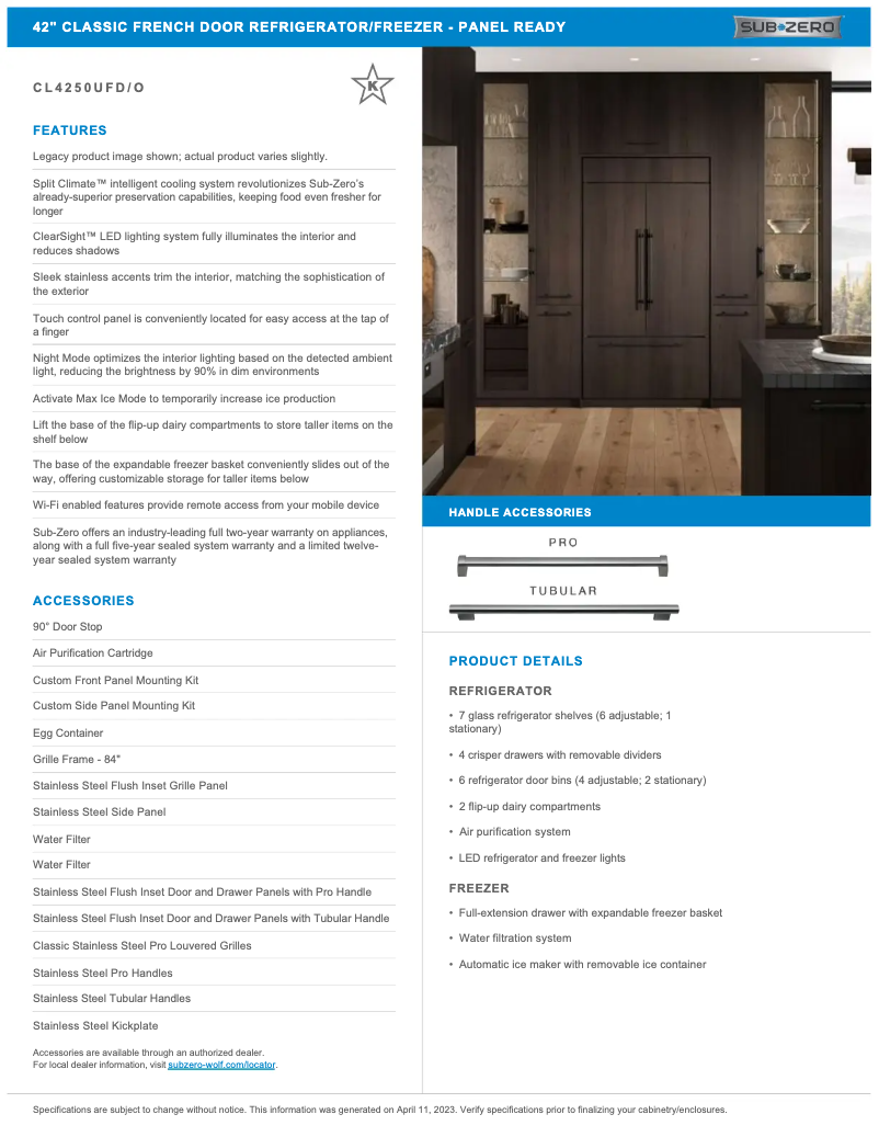 First page image of the manual for CL4250UFO