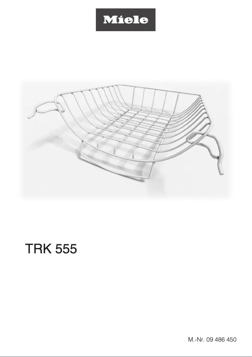 Page 1 of the manual Technical Sheet Miele TRK555