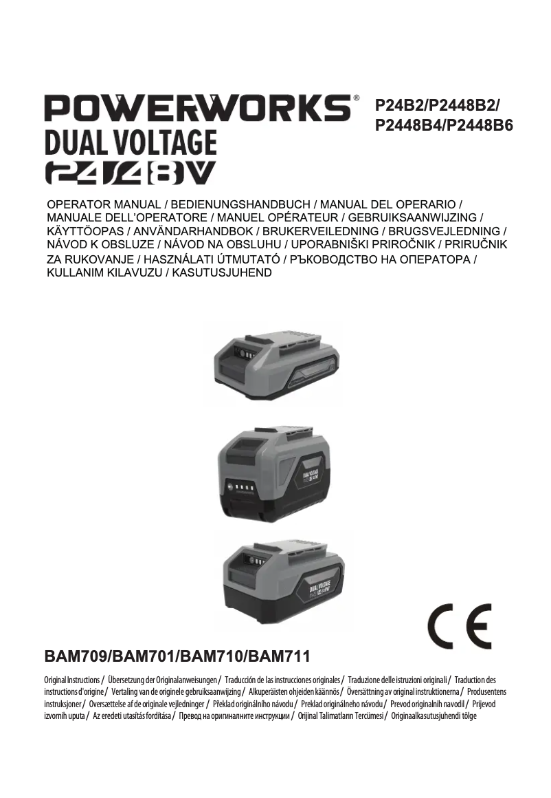 Page 1 of the manual User Manual Powerworks P2448B2