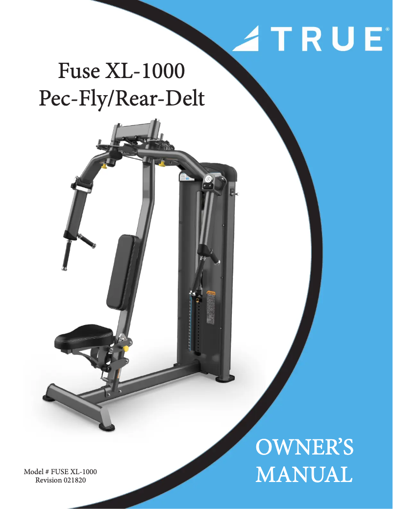 First page image of the manual for Fuse XL-1000