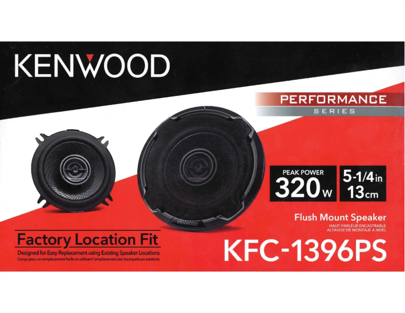 Image de la première page du manuel de l'appareil KFC-1396PS