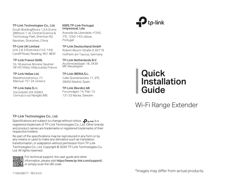 Page 1 of the manual User Manual TP-Link RE500