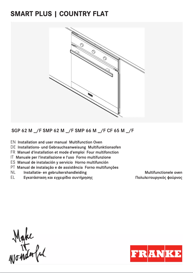 Image de la première page du manuel de l'appareil CF 65 M GF/F