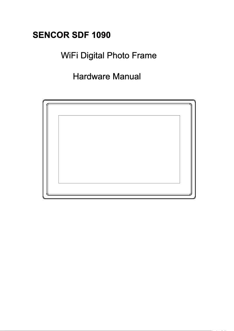 First page image of the manual for SDF 1090