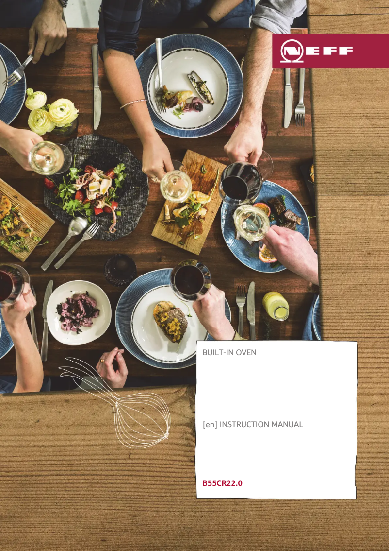 Page 1 of the manual Use and Maintenance Manual Neff B55CR22N0