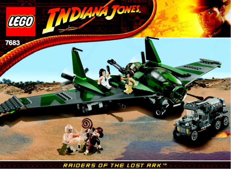 First page image of the manual for Indiana Jones 7683