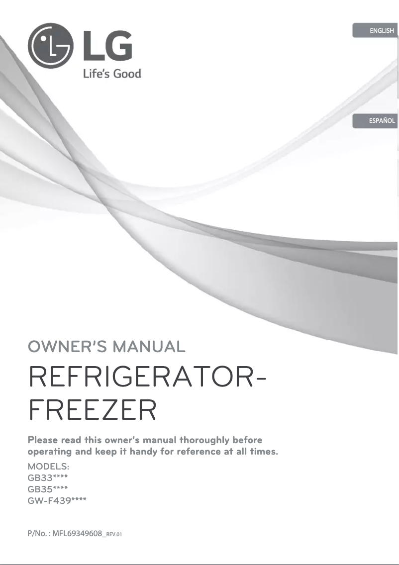 First page image of the manual for GB35SGP2