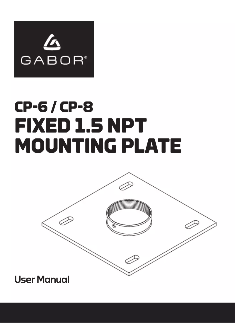 First page image of the manual for CP-8