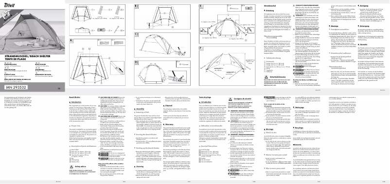 Page 1 of the manual User Manual Crivit IAN 293532