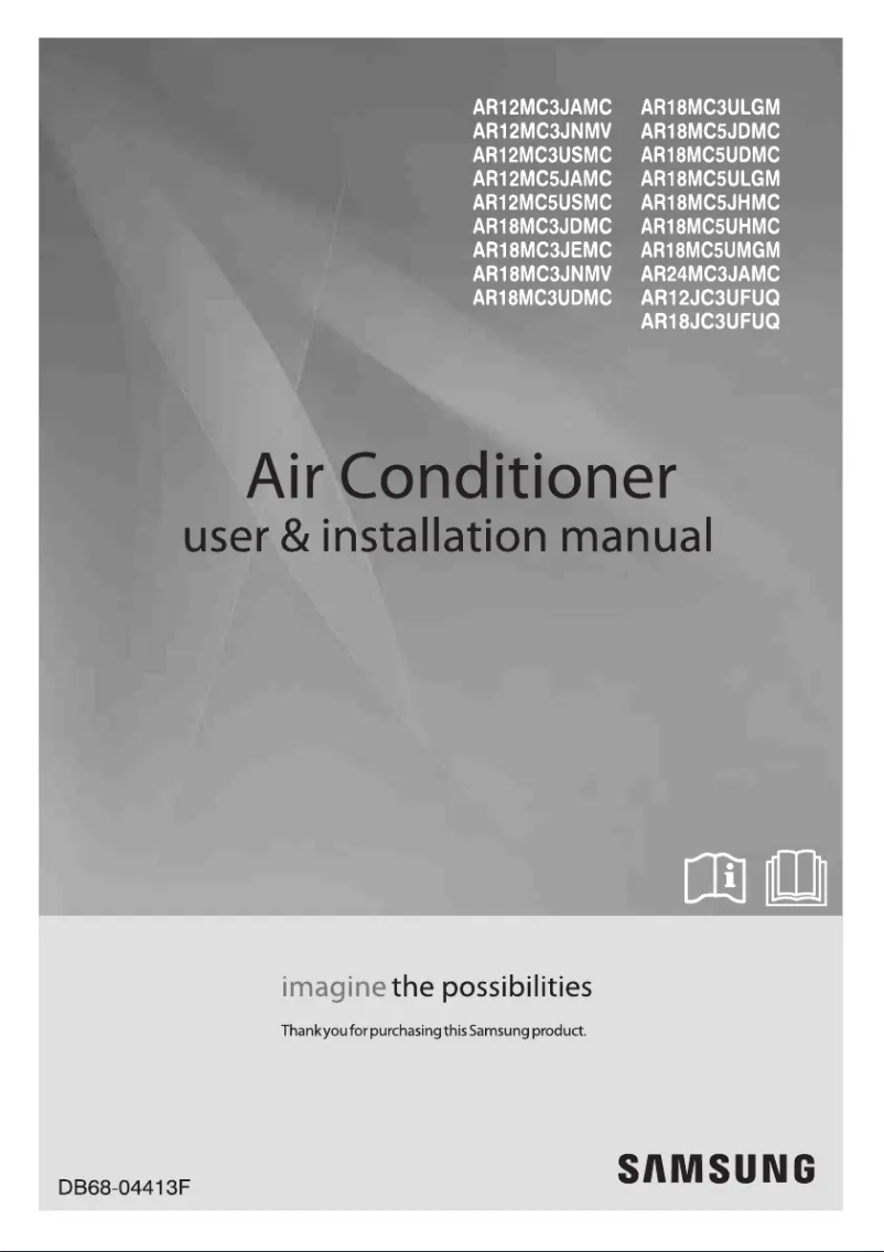 Page 1 of the manual User Manual Samsung AR18MC3UDMCNNA