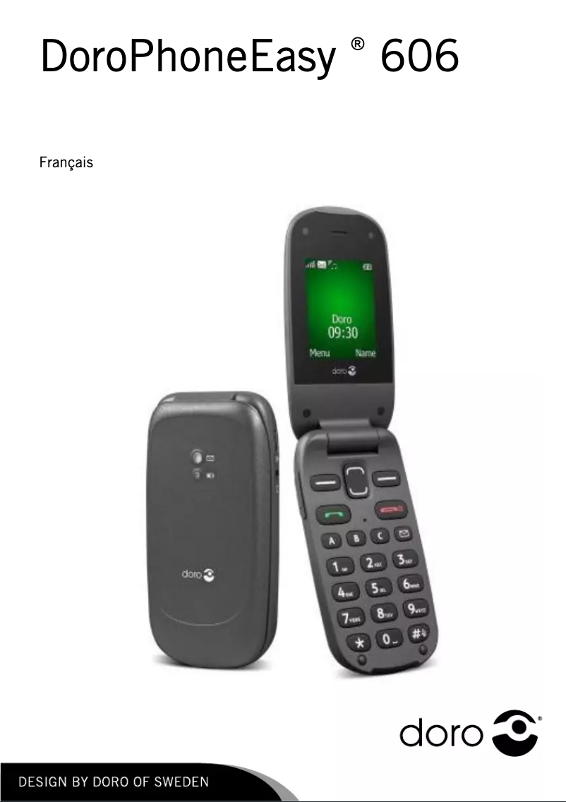 First page image of the manual for PhoneEasy 606