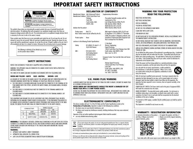 First page image of the manual for CT3