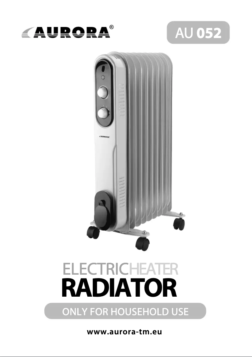 First page image of the manual for AU052