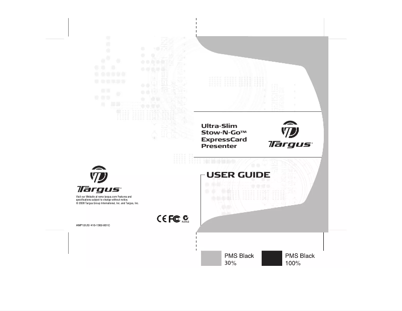 Page 1 of the manual User Manual Targus AMP12US