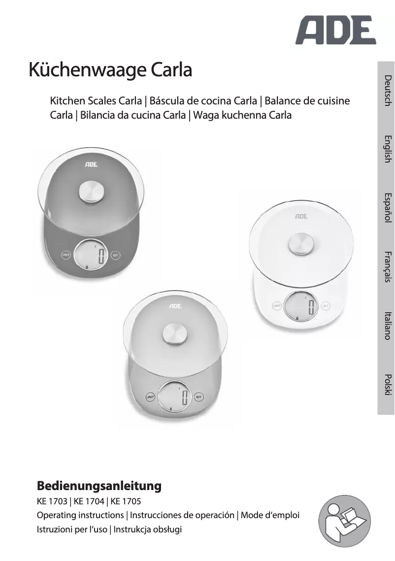 First page image of the manual for Carla KE 1704