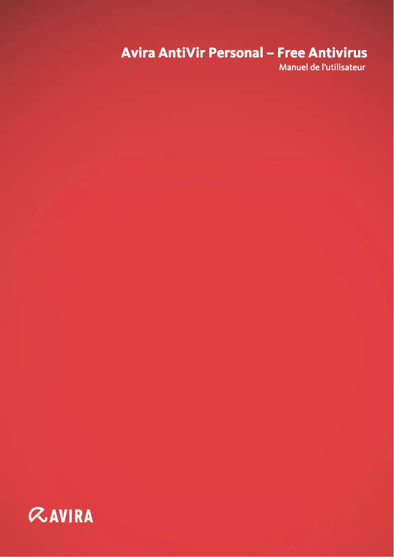 Page 1 de la notice Manuel utilisateur Avira Free Antivirus