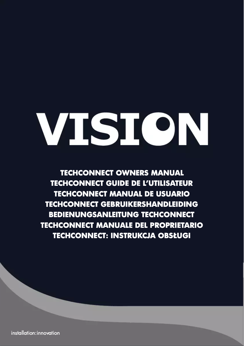 Page 1 de la notice Manuel utilisateur Vision TC2-LT5MCABLES