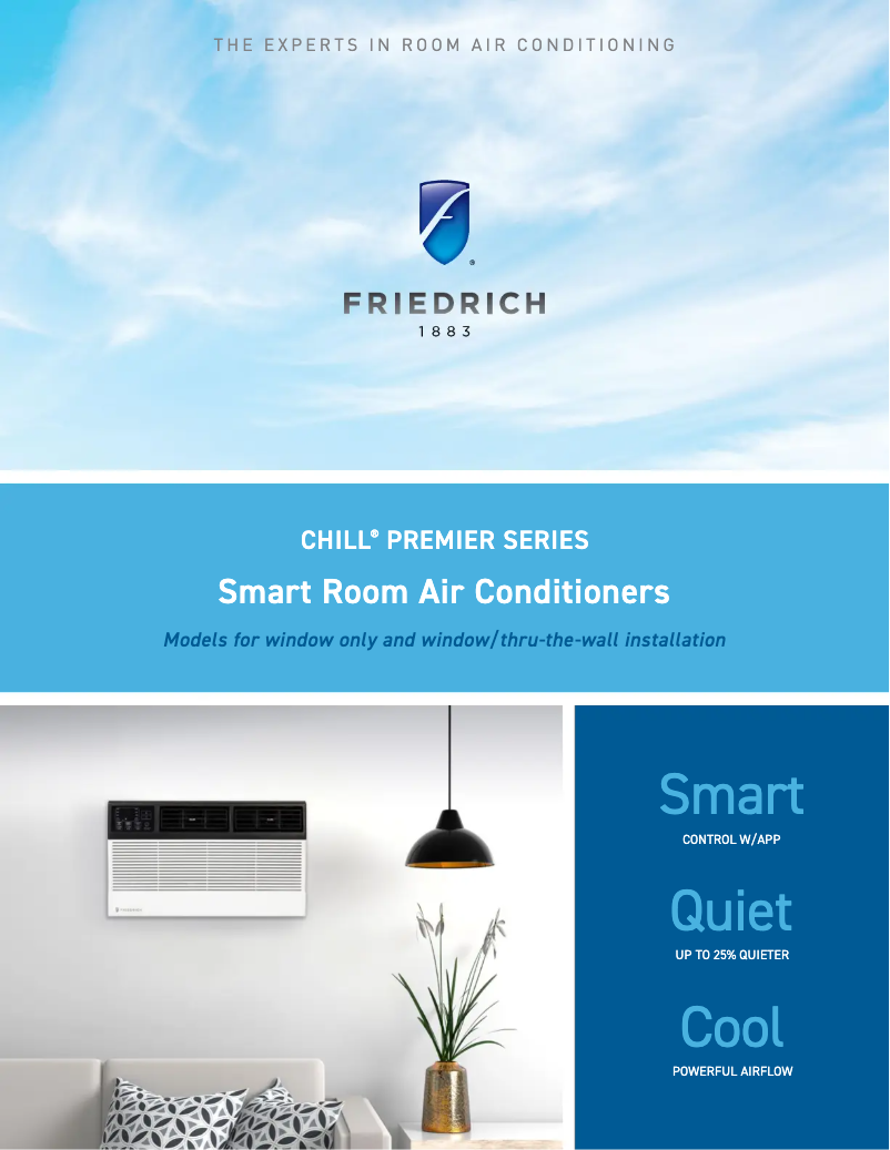 First page image of the manual for Chill Premier Inverter CCV24A30A