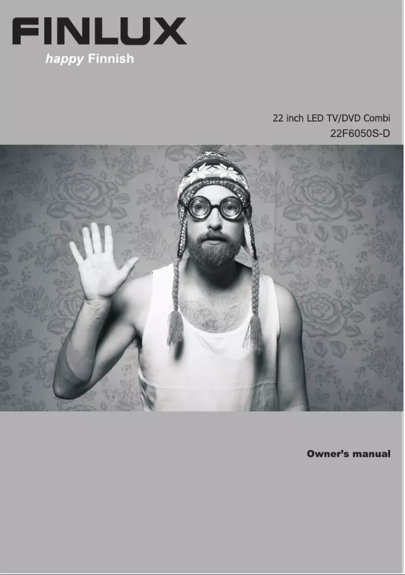 First page image of the manual for 22F6050S-D