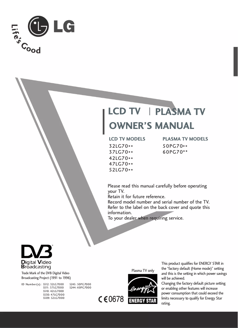 First page image of the manual for 427000.AEK