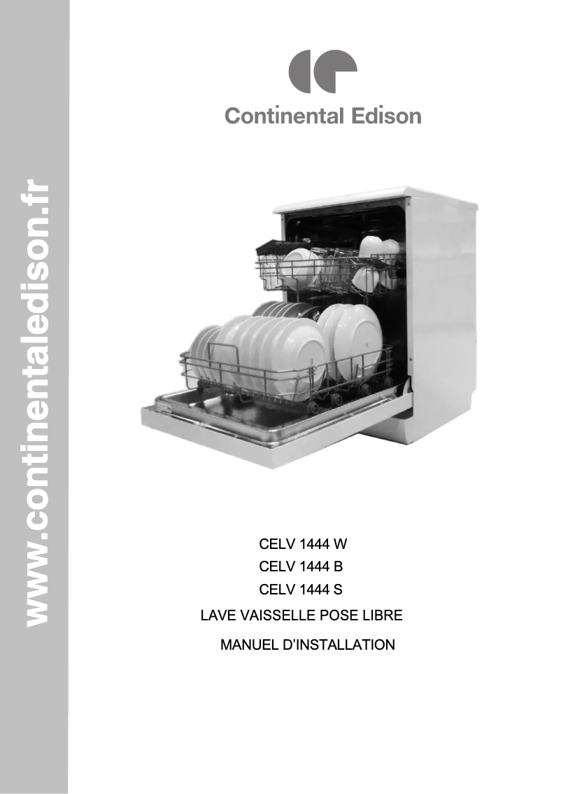 First page image of the manual for CELV1444B