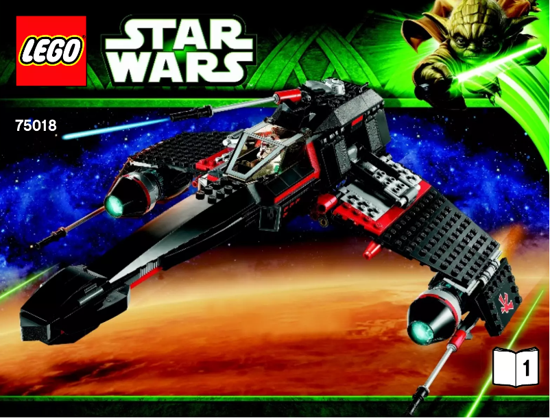 Page 1 of the manual User Manual Lego Star Wars Jek-14's Stealth Starfighter