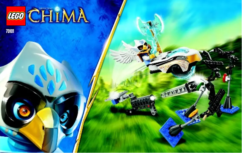 First page image of the manual for Chima 70101