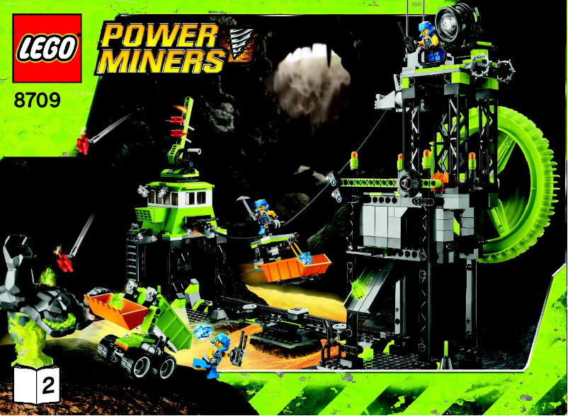 Page 1 of the manual User Manual Lego Power Miners 8709