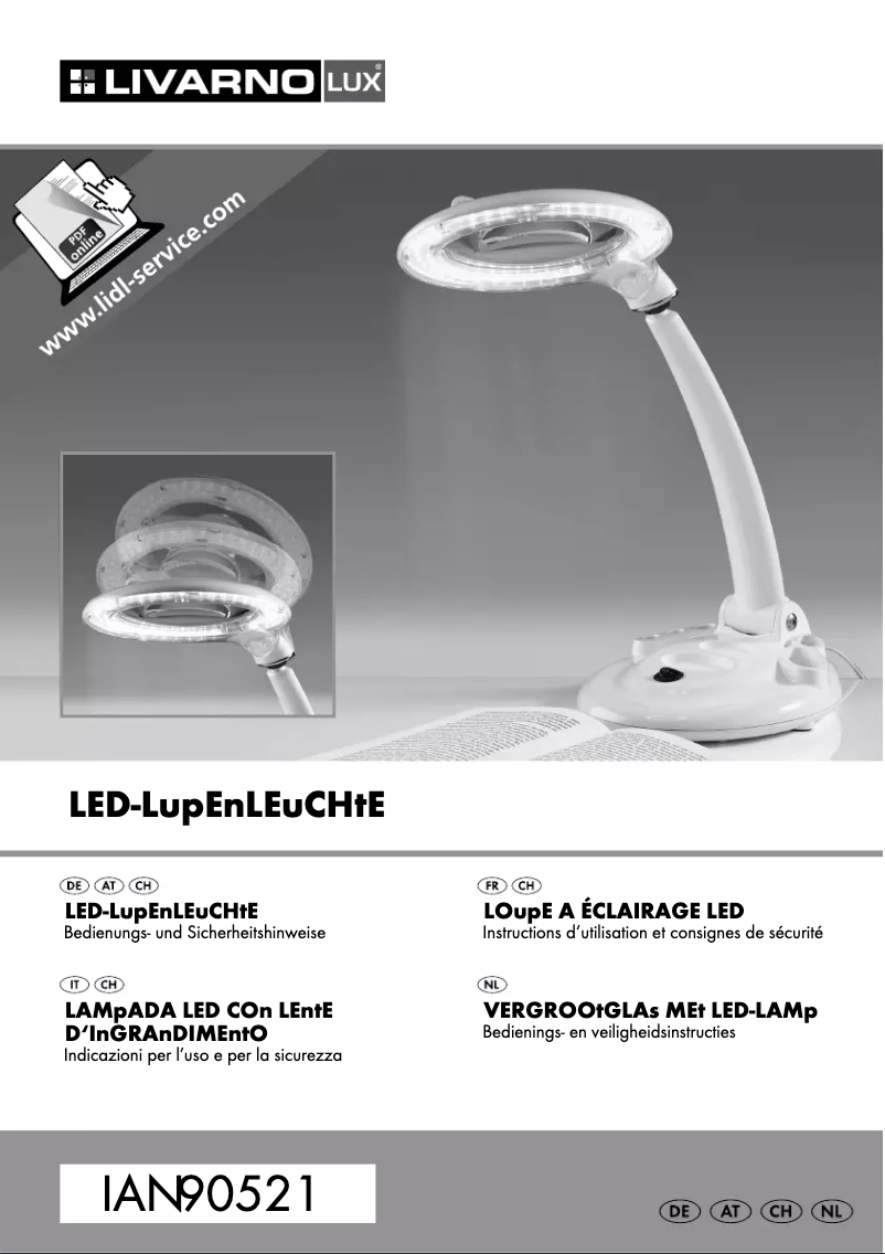 Page 1 of the manual User Manual Livarno Lux IAN 103915