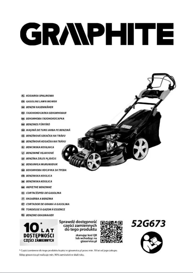 Page 1 of the manual User Manual Graphite 52G673