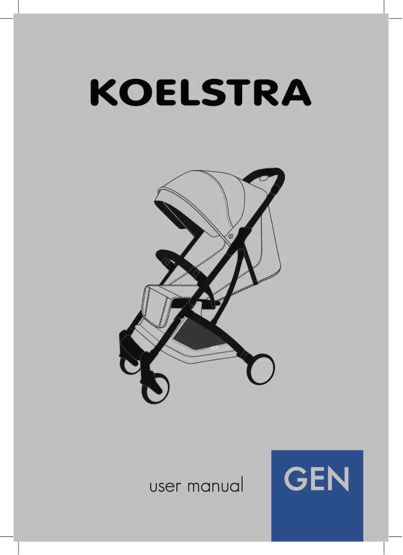 First page image of the manual for Gen