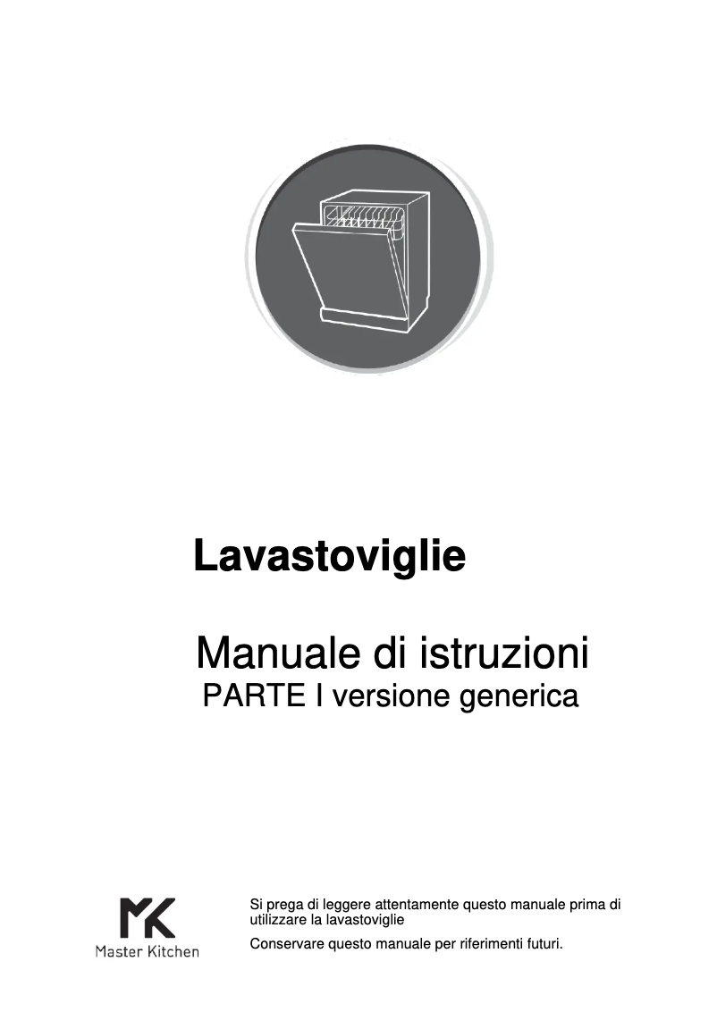 First page image of the manual for MKDW FI450710 EP E