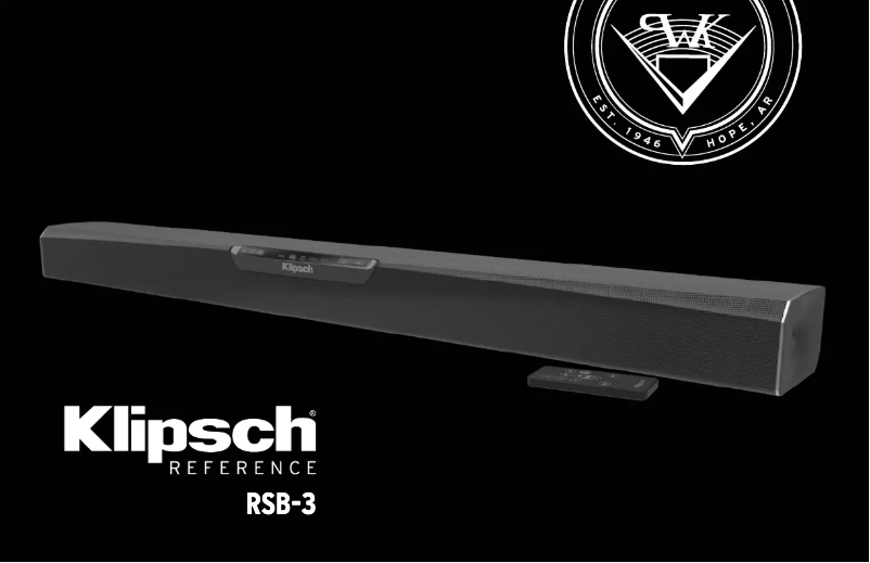 First page image of the manual for RSB-3